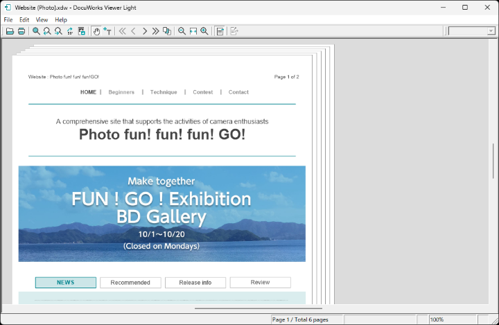 DocuWorks Viewer Light
