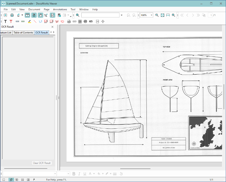 Image of the corresponding area inverted in the Viewer