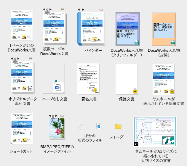 サムネールの見本