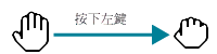 捲動模式下的指標影像