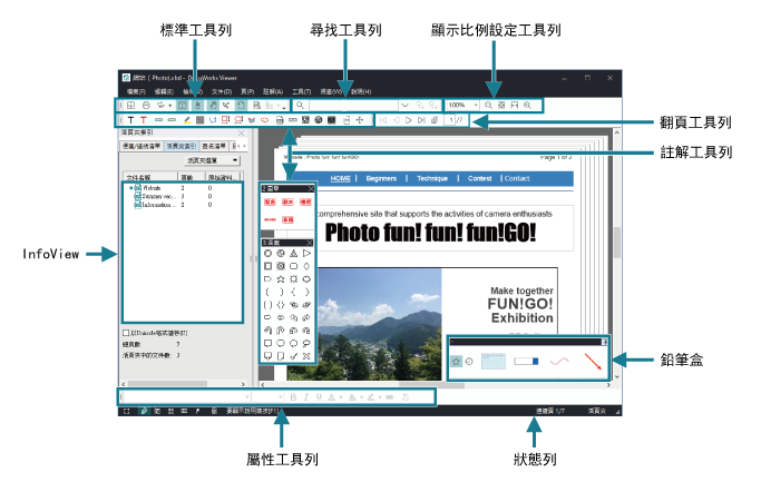 Viewer 視窗的構成