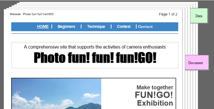 Image of a document view