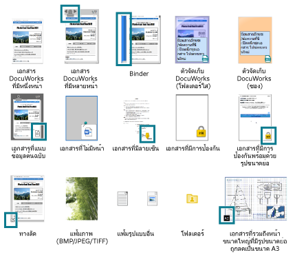 ตัวอย่างการแสดงผลรูปขนาดย่อ