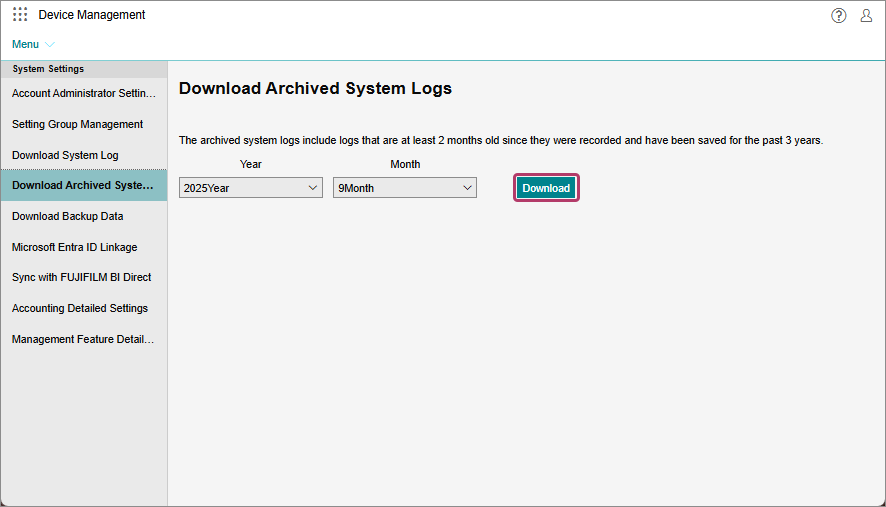 System.log Inhp Downloading the System Log