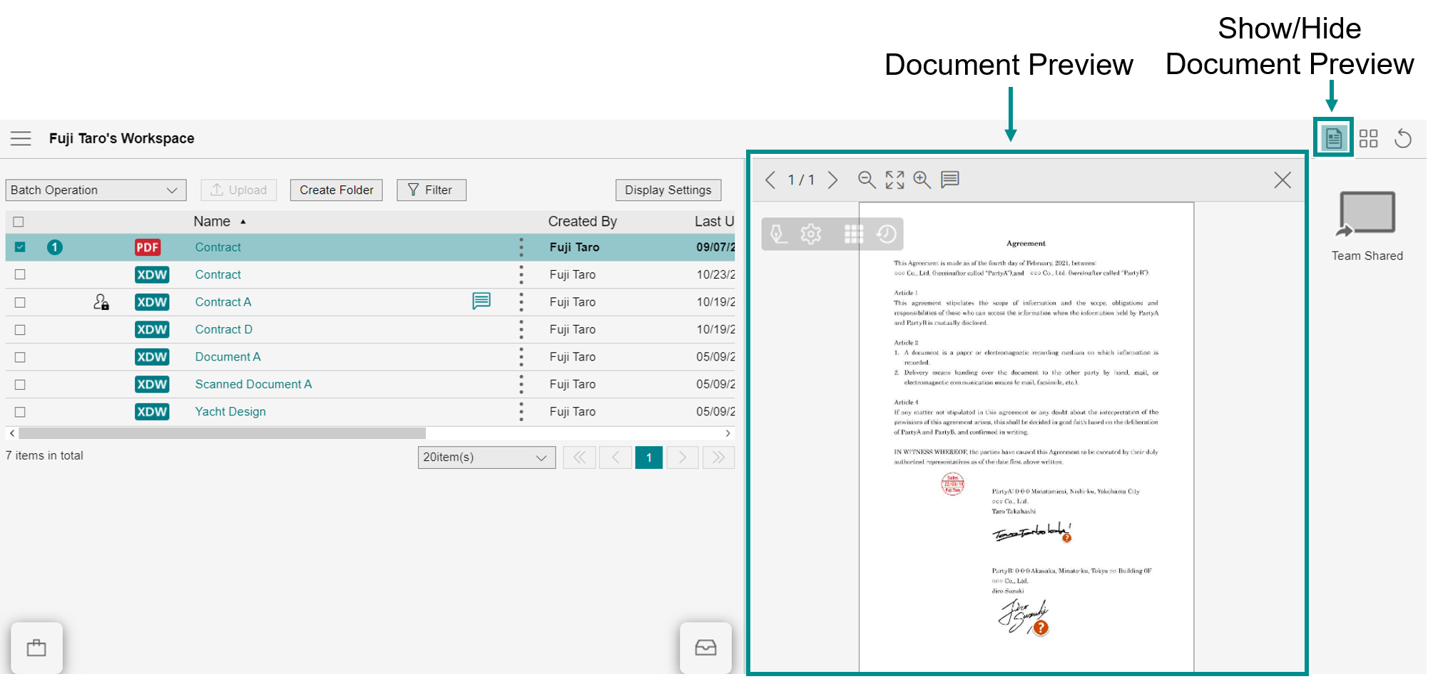 Document Preview