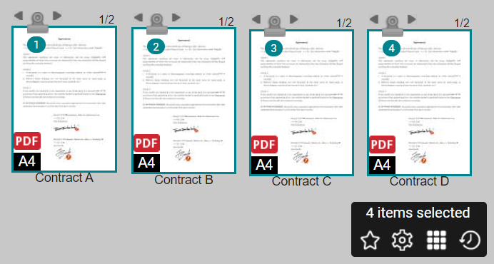 Stacking documents