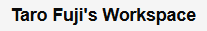 Workspace name