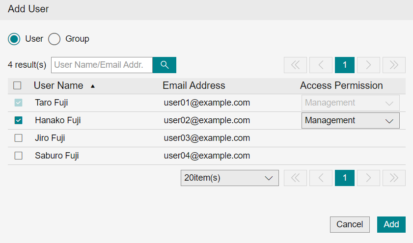 Adding users