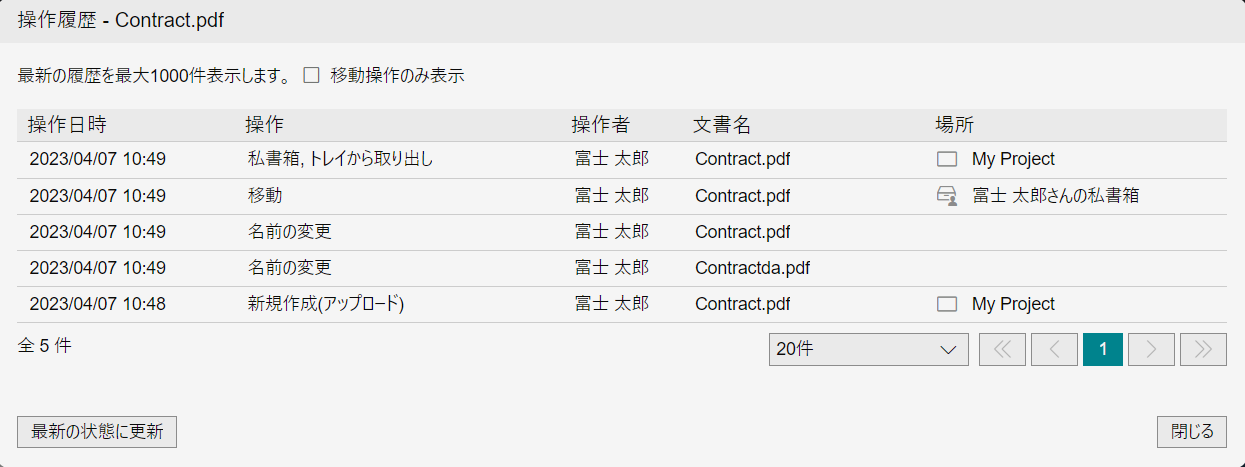 履歴