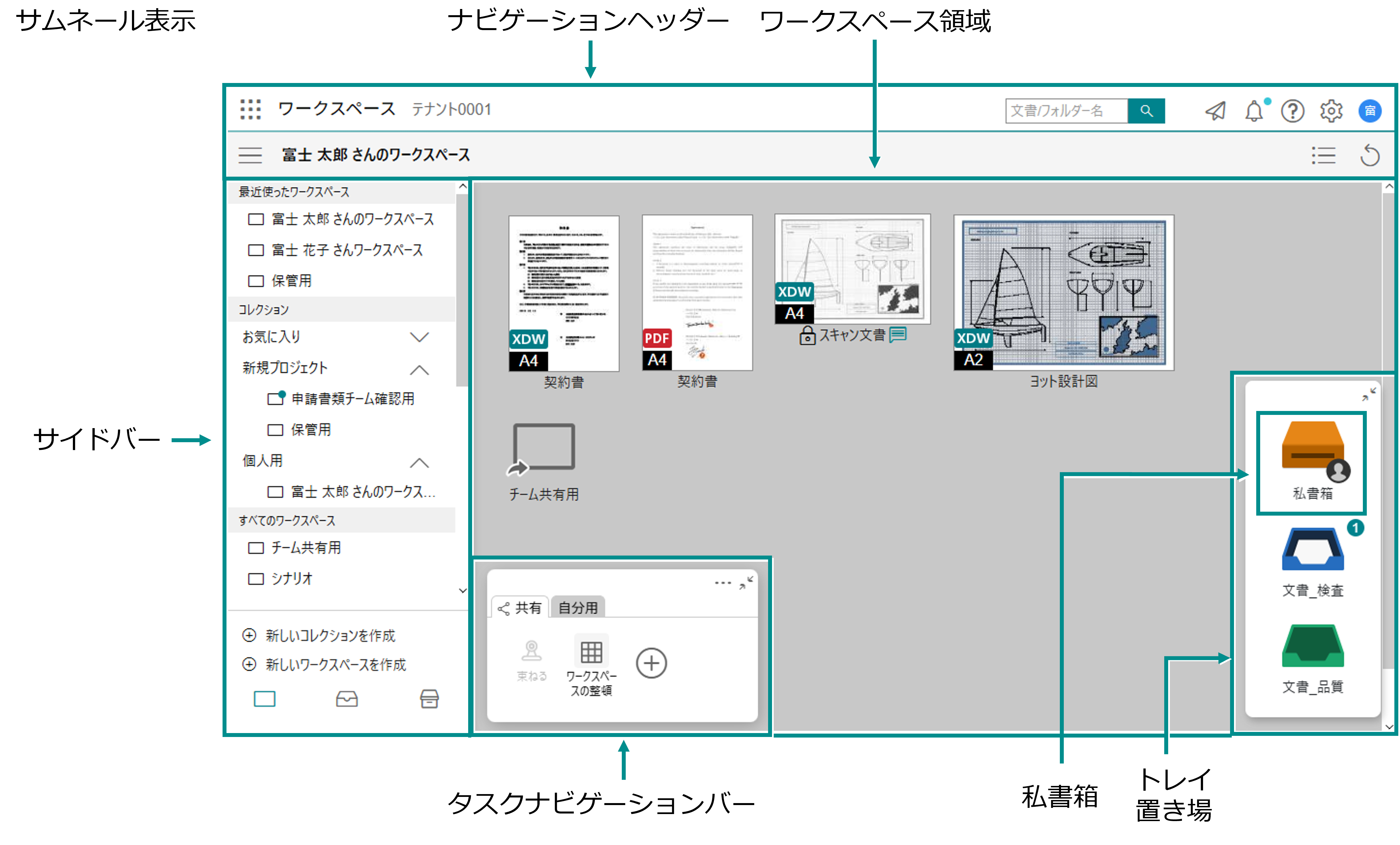 ひな{プロフ確認必須}ページ FUJIFILM IWproワークスペースの画面構成